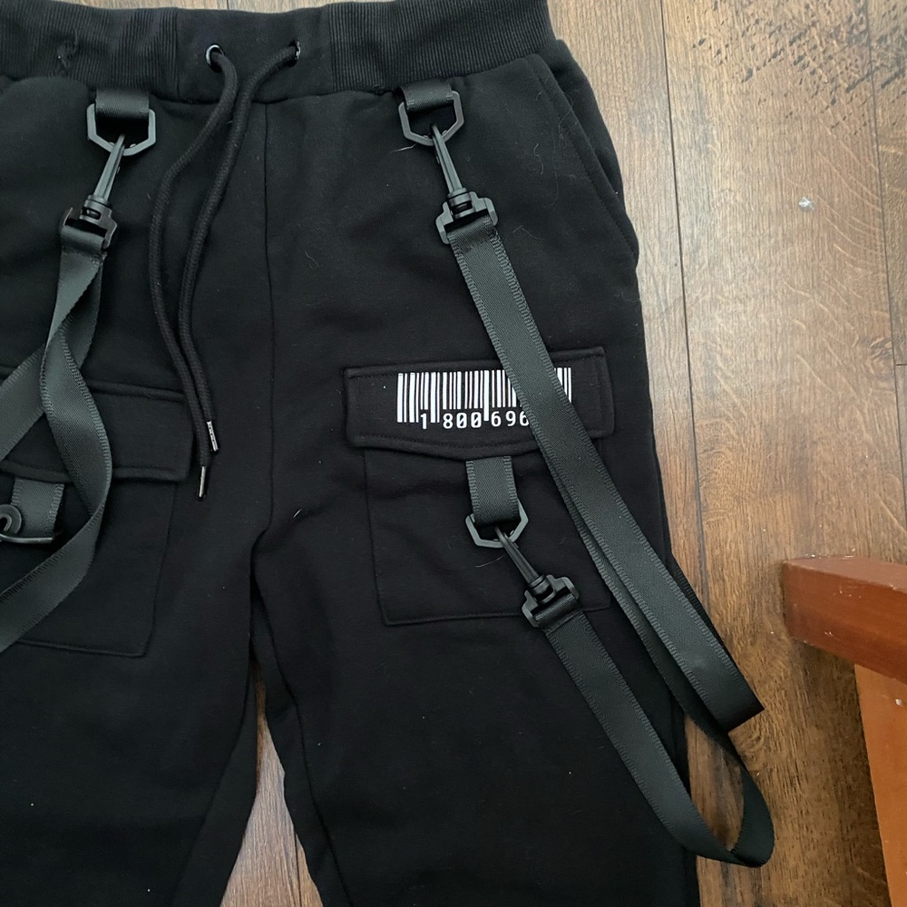 Dolls kill Cargo Tech Gear Joggers small